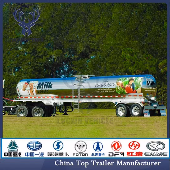 China Factory Petrol Tanker Trailer 3 Axles 50000 Liters Road Fuel Tanker Trailer