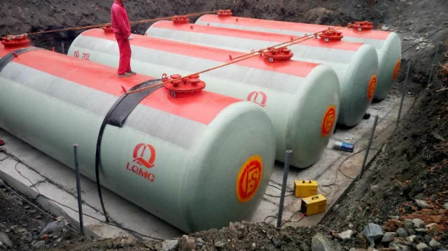 UL ISO Certification Sf Underground Carbon Steel Fiberglass Fuel Tank