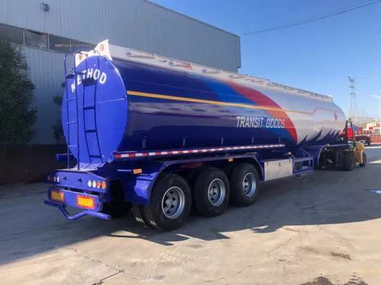 (현물 할인) 중국 3/Tri Axles 35000L/42000L /45000liters 디젤 가솔린 가솔린 오일 탱크 연료 유 유조 트럭 세미 트레일러 판매 가격