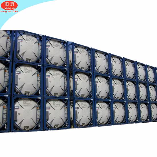 T75 Un 휴대용 극저온 GB/ASME 40FT LNG ISO 탱크 컨테이너 스테인레스 스틸 저장 탱크