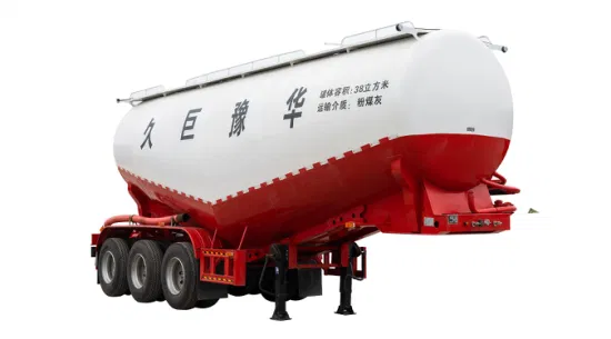 벌크 시멘트 탱커 트레일러(비산회, 밀가루, 건조 분말 재료 운송)